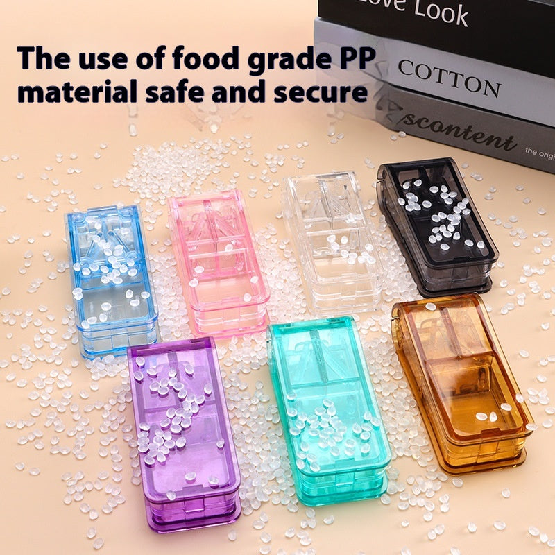 Transparent Multicolor Pill Splitter
