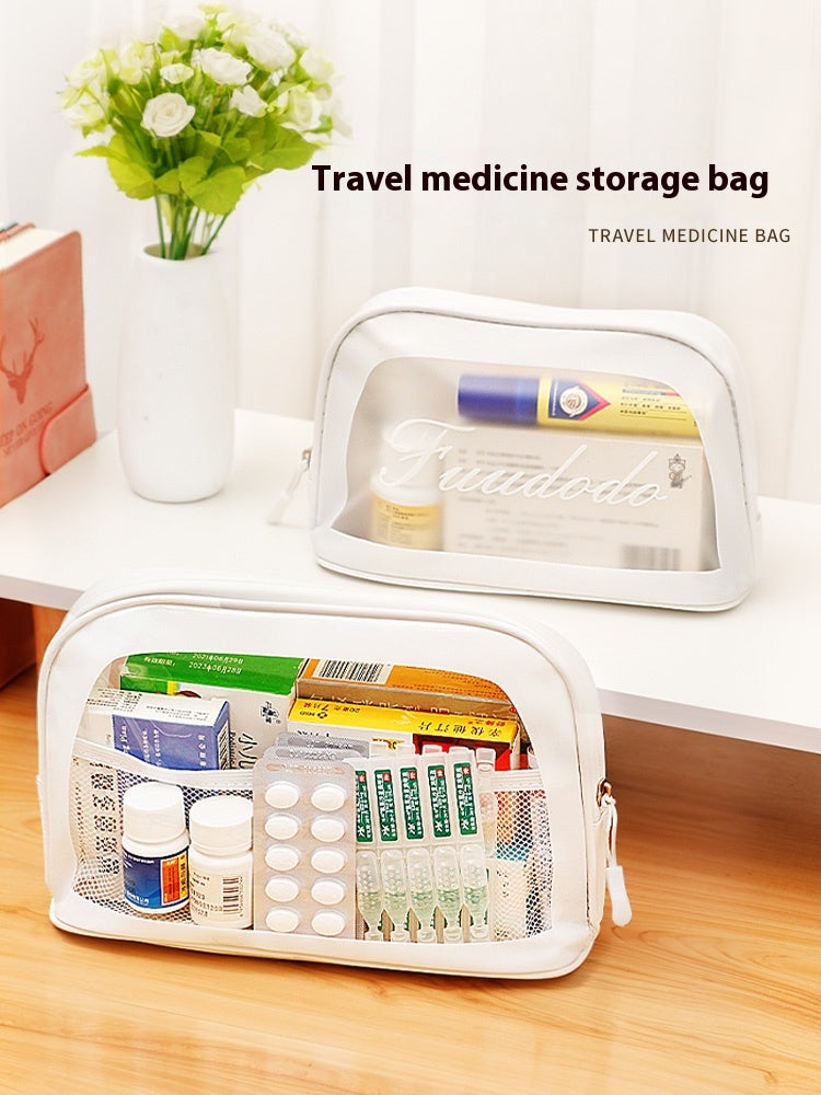 Travel Medicine Storage Bag Travel Pill Storage Bag White And Black Options