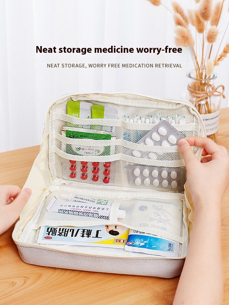 Portable travel medicine bag