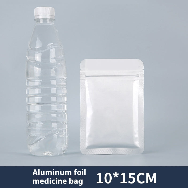 Aluminum Foil Light-Proof Pill Bag,Ziplock Pill Bag