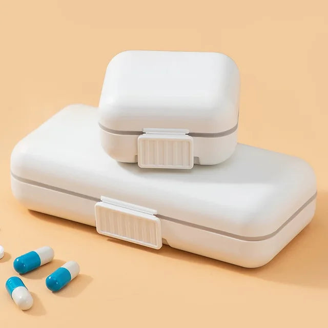 Portable Mini Storage Box Sealed Pill Box with Rubber Seal