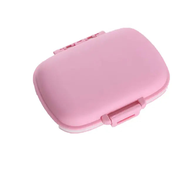 Mini portable pill box with seal, multiple colors to choose,8 color options