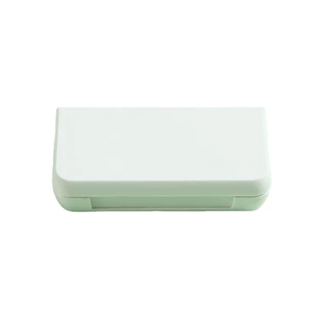 Three compartments for a day's pill storage box