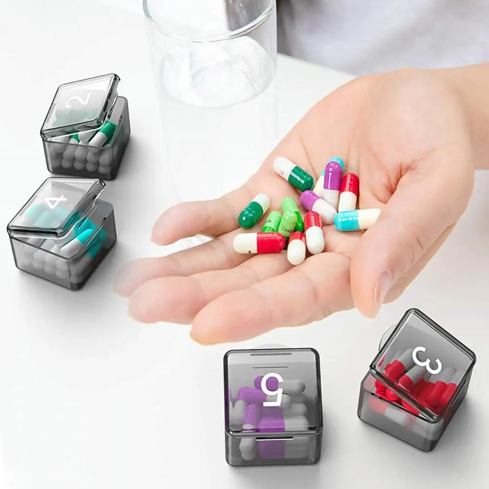Monthly Pill Organizer, Daily Pill Case, 30 Day Pill Case