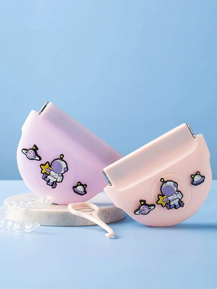 Silicone braces storage bag Braces storage box