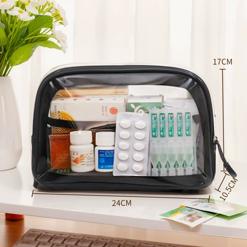 Travel Medicine Storage Bag Travel Pill Storage Bag White And Black Options