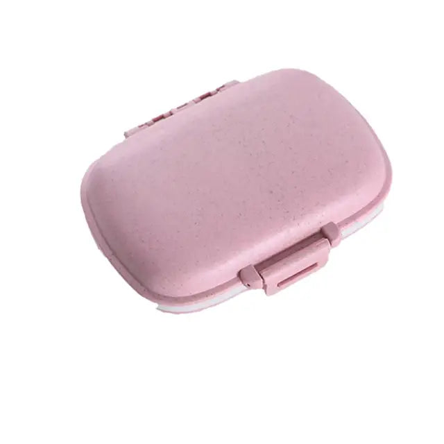 Mini portable pill box with seal, multiple colors to choose,8 color options