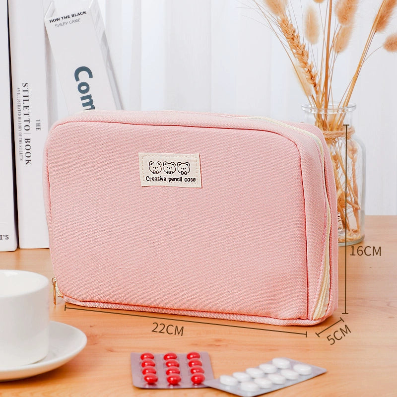 Portable travel medicine bag