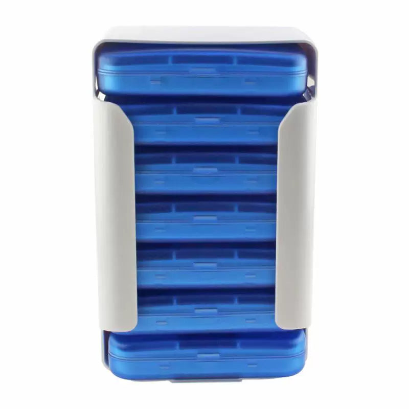 Portable pill box, 7-day pill box, 4/6-compartment pill case, portable travel pill box