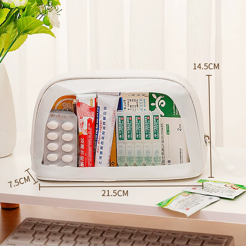 Travel Medicine Storage Bag Travel Pill Storage Bag White And Black Options