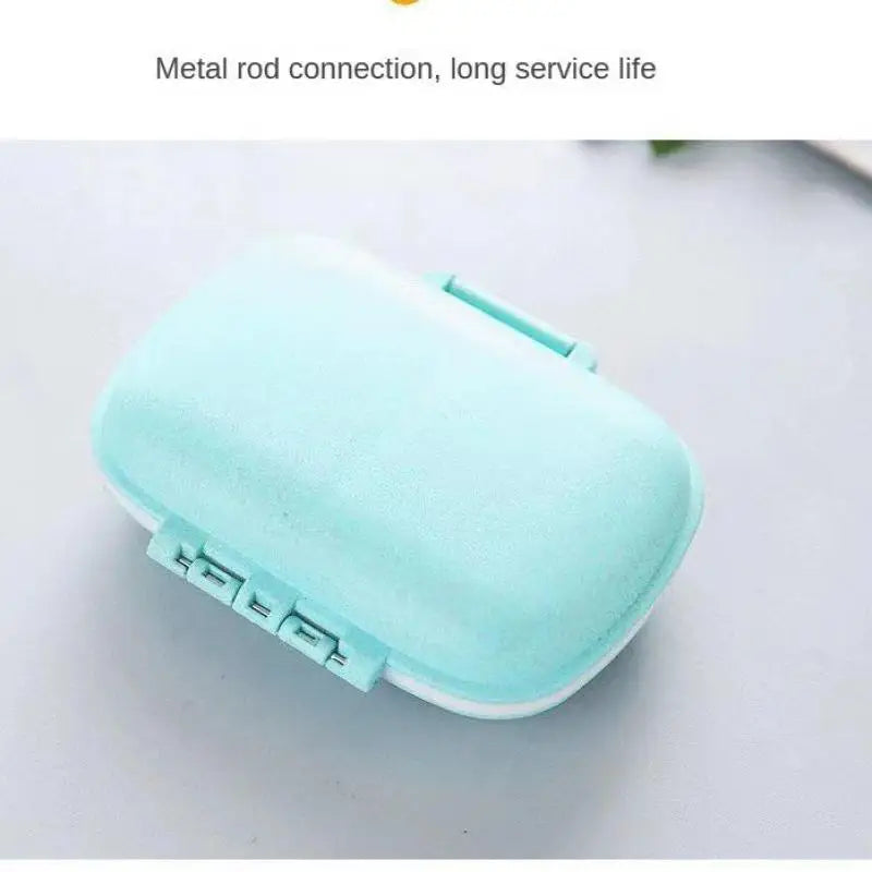 Mini portable pill box with seal, multiple colors to choose,8 color options