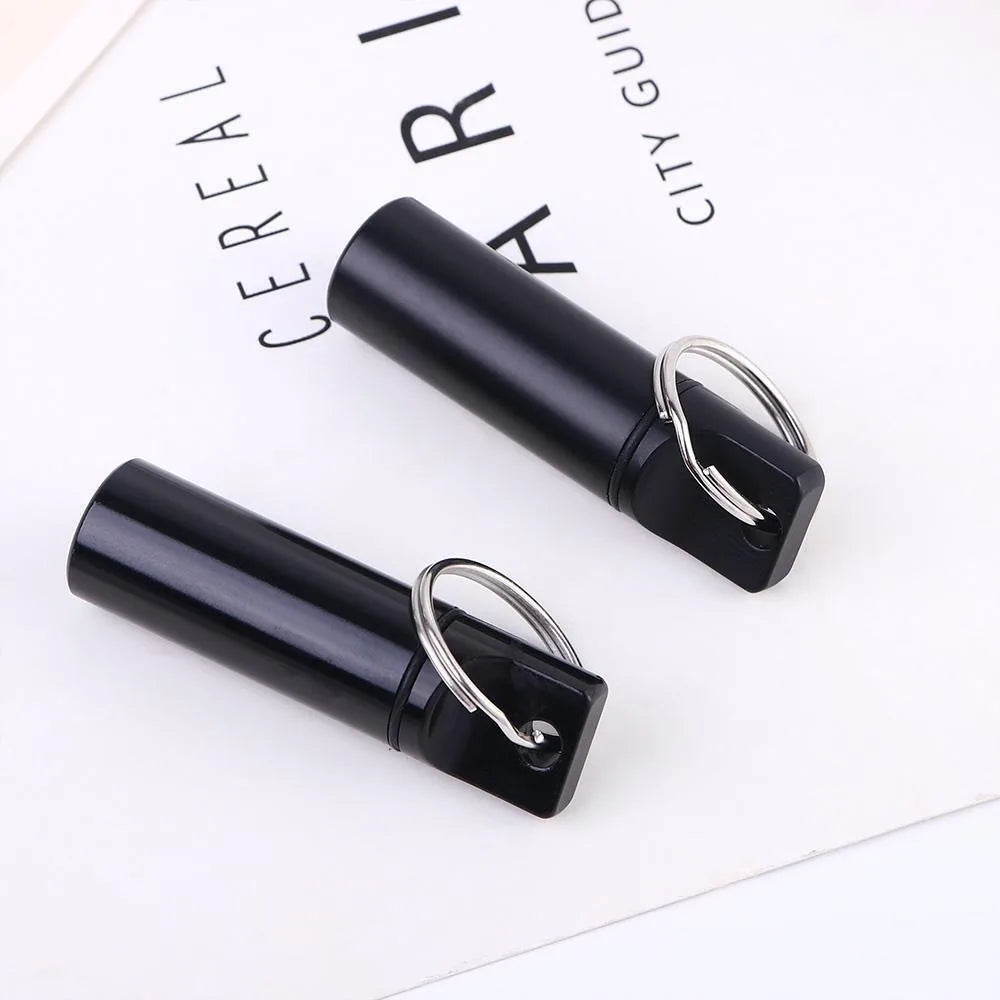 Aluminum alloy pill case waterproof keychain pill box