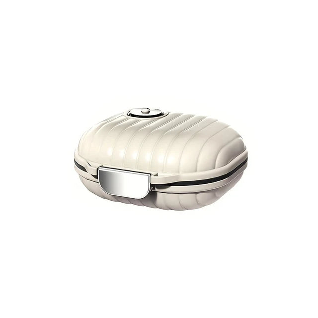 Portable travel seven-day sealed pill box