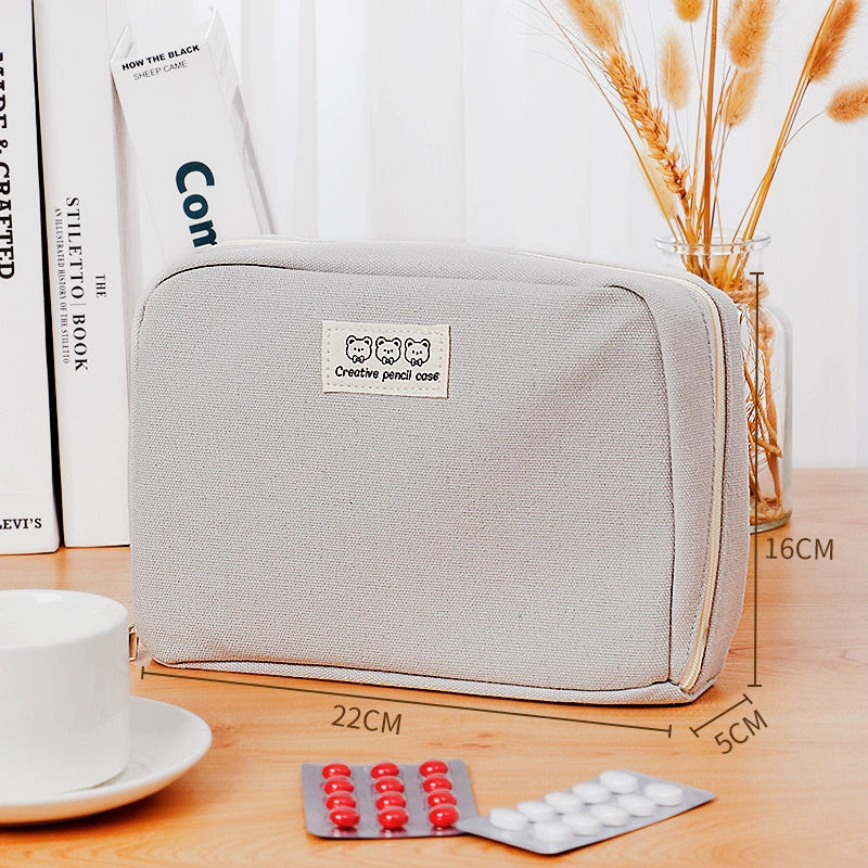 Portable travel medicine bag