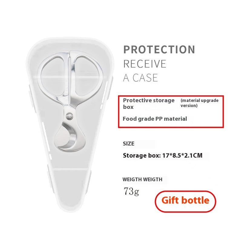 Portable pill cutter metal stainless steel pill scissors