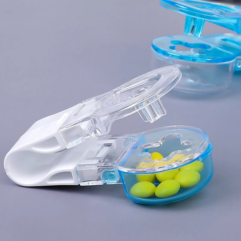 No-touch, tablet dispenser for easy removal from packaging