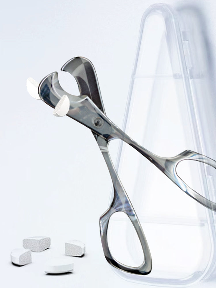 Portable pill cutter metal stainless steel pill scissors