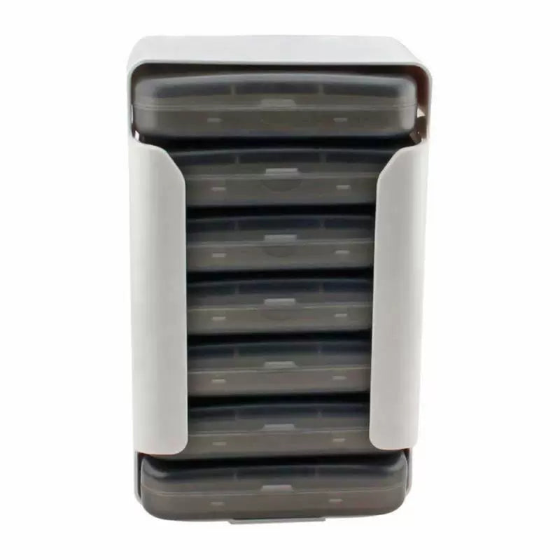 Portable pill box, 7-day pill box, 4/6-compartment pill case, portable travel pill box