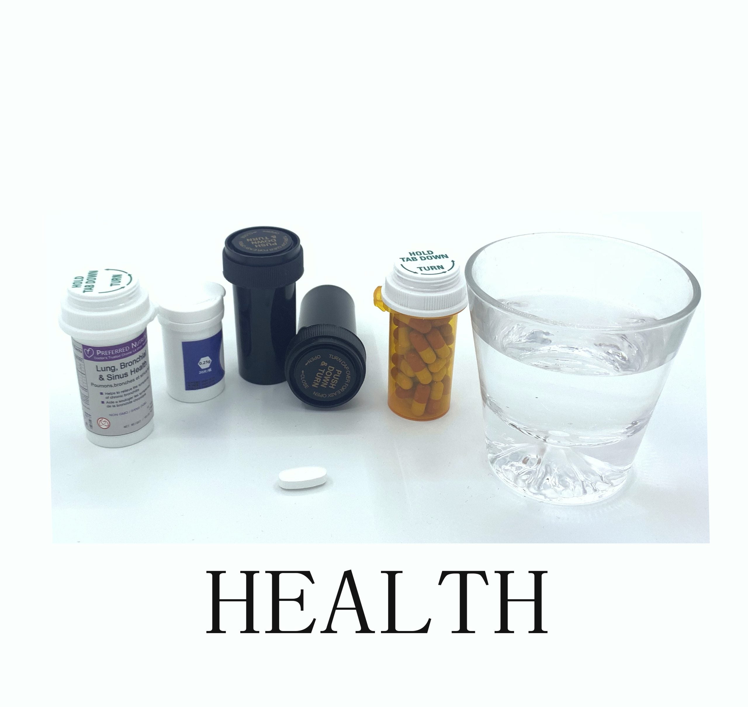 Black light-proof safety lock medicine bottle 50mL