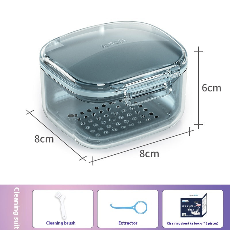 Multifunctional braces storage box Braces soaking box