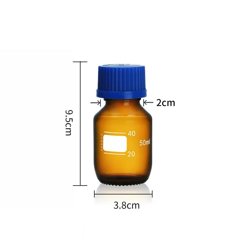 Liquid sealed glass bottle, pill glass bottle, 100ml and 50ml