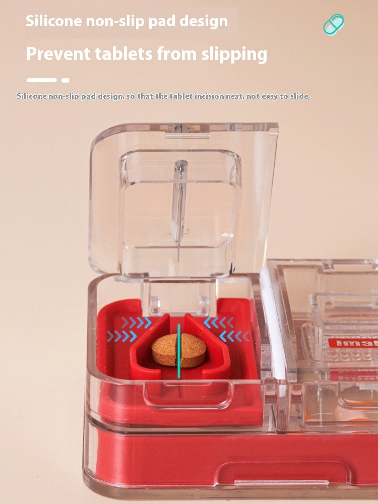 Multifunctional pill box splitter grinder pill box