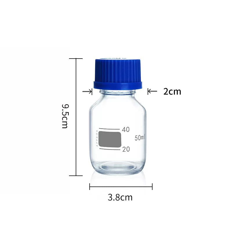 Liquid sealed glass bottle, pill glass bottle, 100ml and 50ml