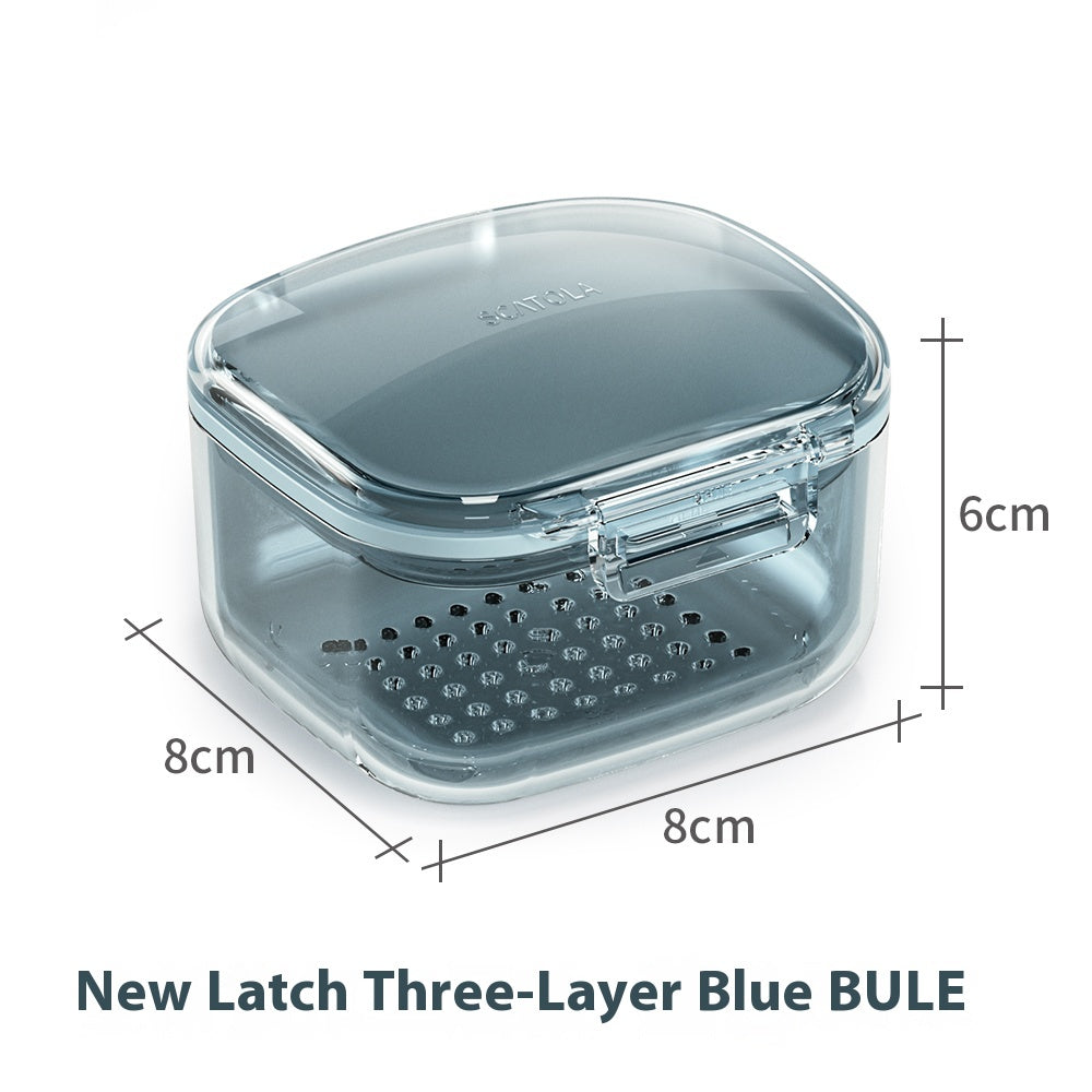 Multifunctional braces storage box Braces soaking box
