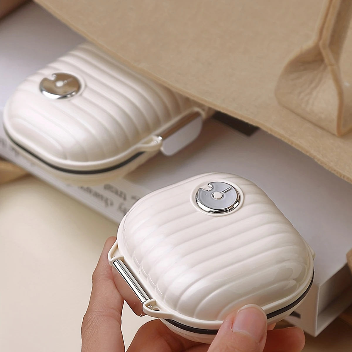 Portable travel seven-day sealed pill box