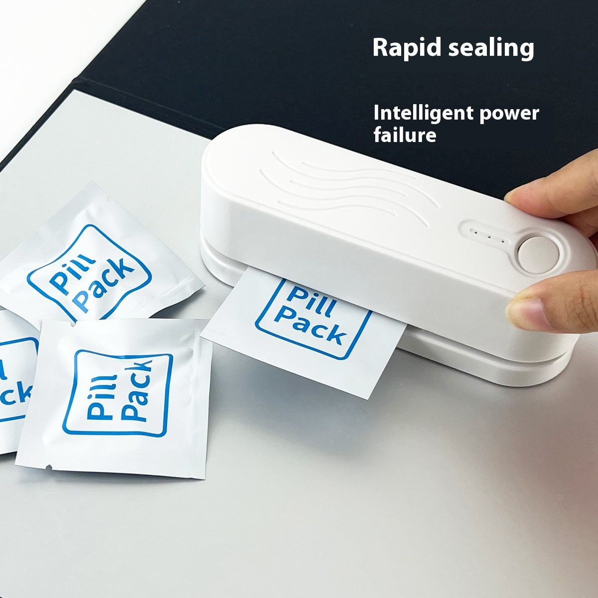 Portable fast sealing machine, disposable medicine bag heat sealing machine