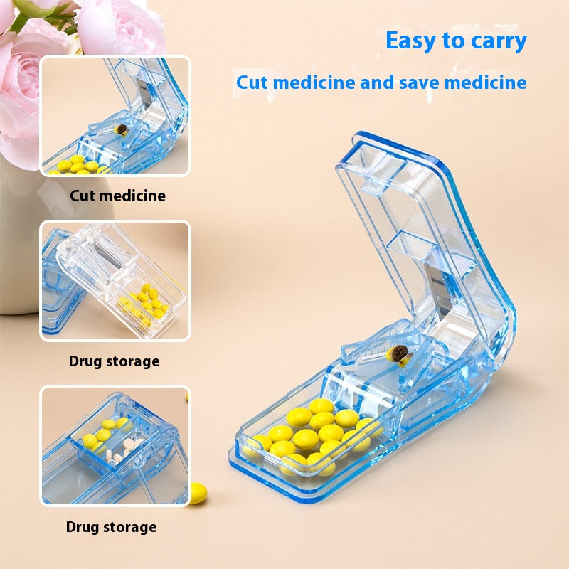 Transparent Multicolor Pill Splitter