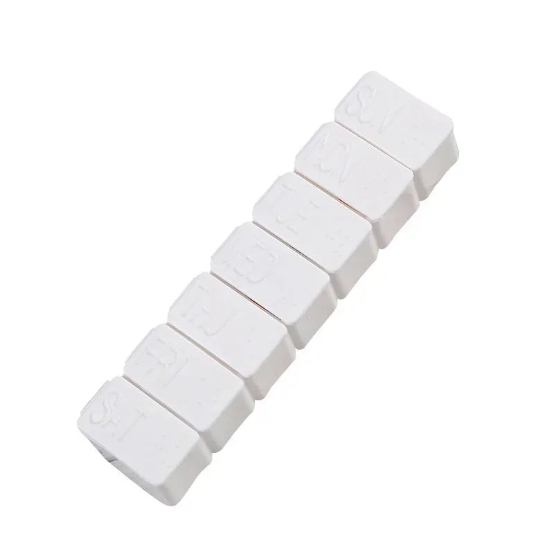 7 day pill box 5 colors pill case organizer