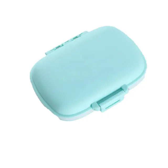 Mini portable pill box with seal, multiple colors to choose,8 color options