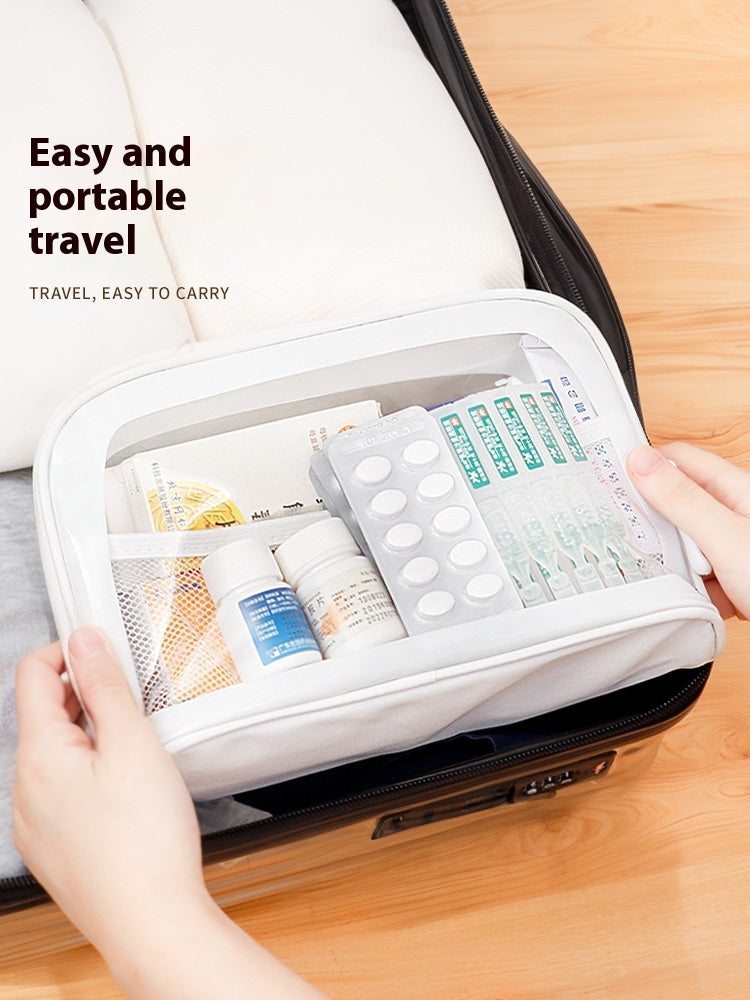 Travel Medicine Storage Bag Travel Pill Storage Bag White And Black Options