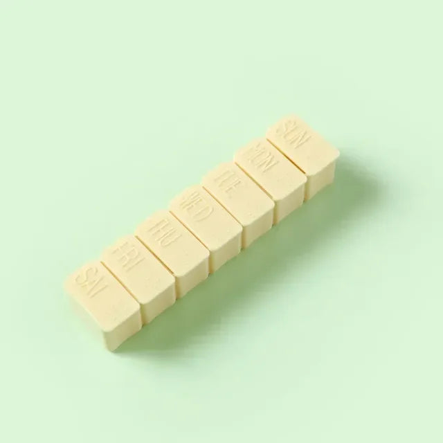 7 day pill box 5 colors pill case organizer
