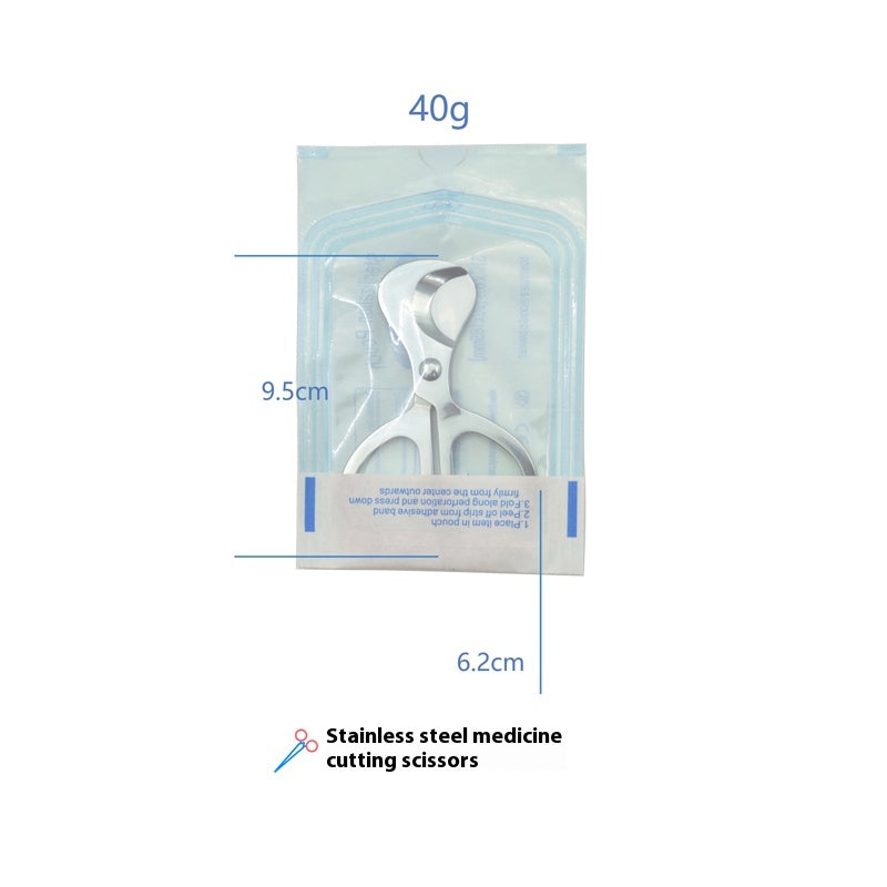 Portable pill cutter metal stainless steel pill scissors