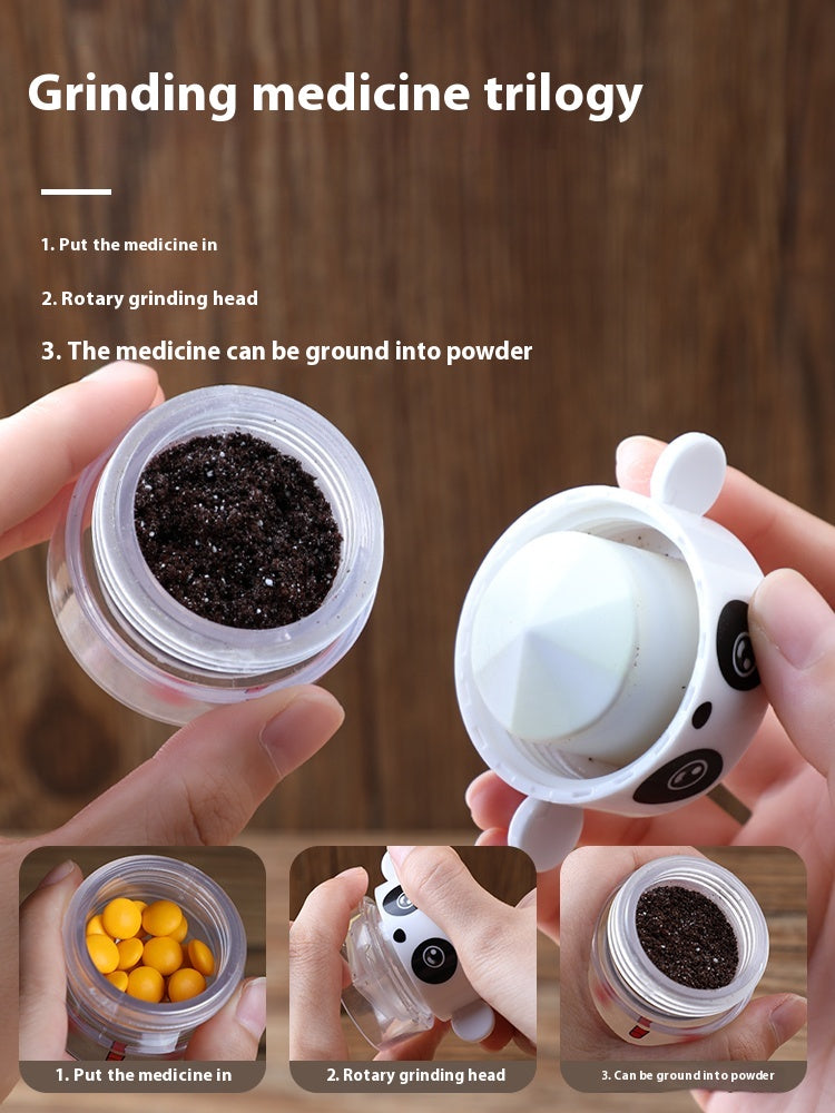 Baby pill grinder pill storage box pill case