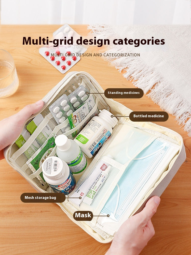 Portable travel medicine bag
