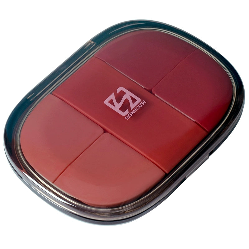 Mini portable 7-day pill box 4 partitions 5 partitions pill box