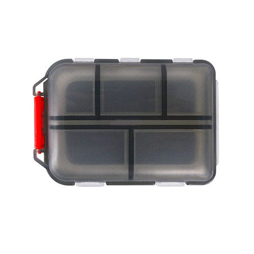 Travel Pill Box 10 Compartment Storage Box with Labels