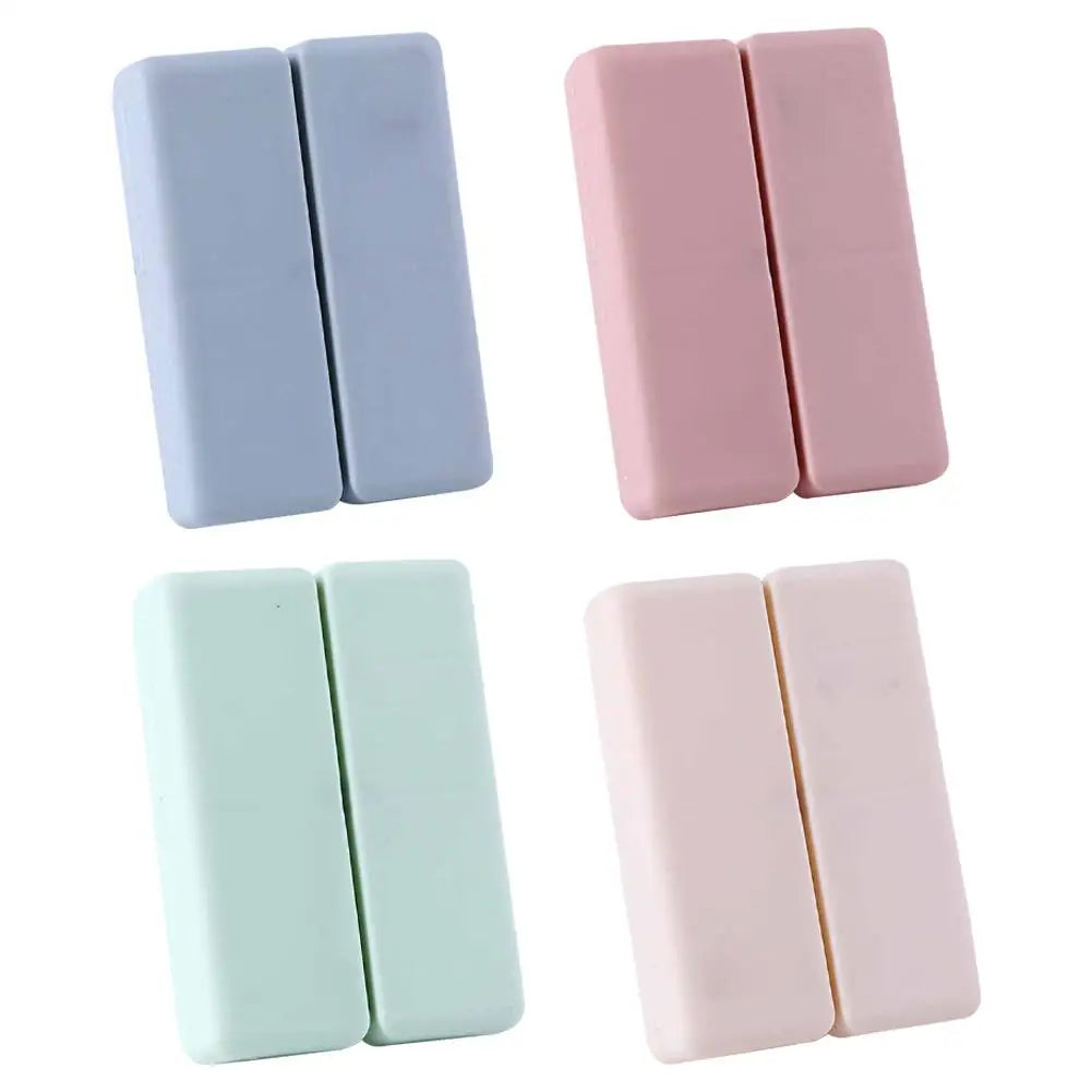 Foldable pill storage box, magnetic lid, 7-day pill box Daily pill case