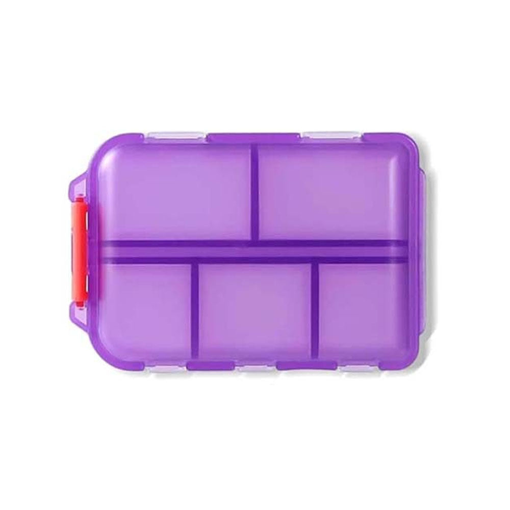 Travel Pill Box 10 Compartment Storage Box with Labels