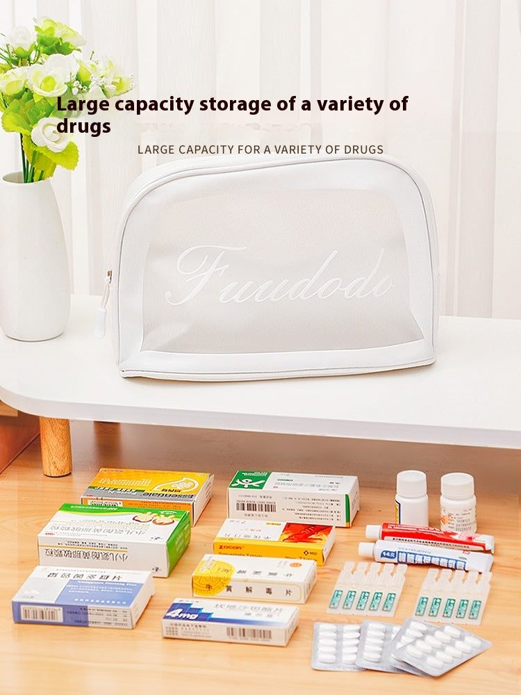 Travel Medicine Storage Bag Travel Pill Storage Bag White And Black Options
