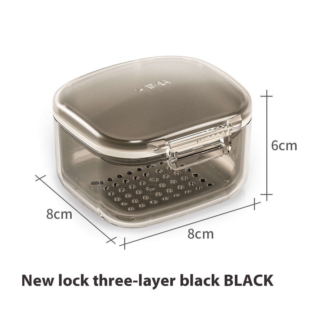 Multifunctional braces storage box Braces soaking box
