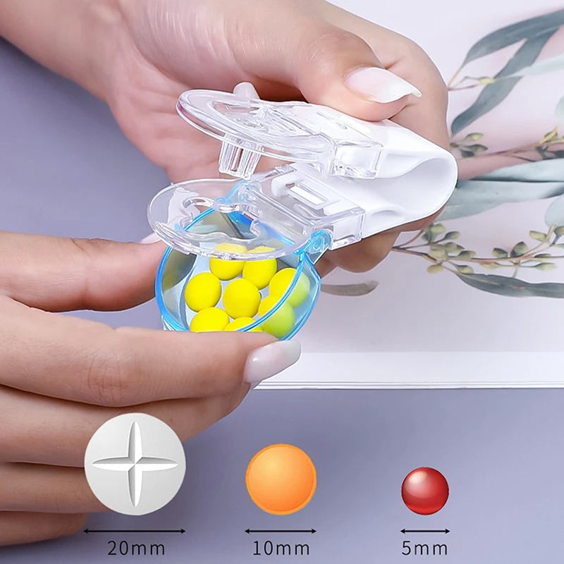 No-touch, tablet dispenser for easy removal from packaging
