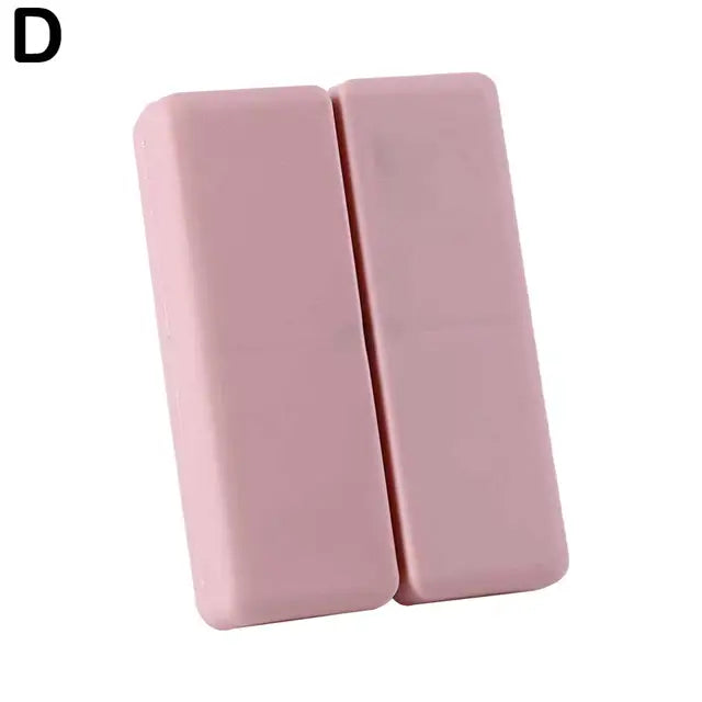 Foldable pill storage box, magnetic lid, 7-day pill box Daily pill case